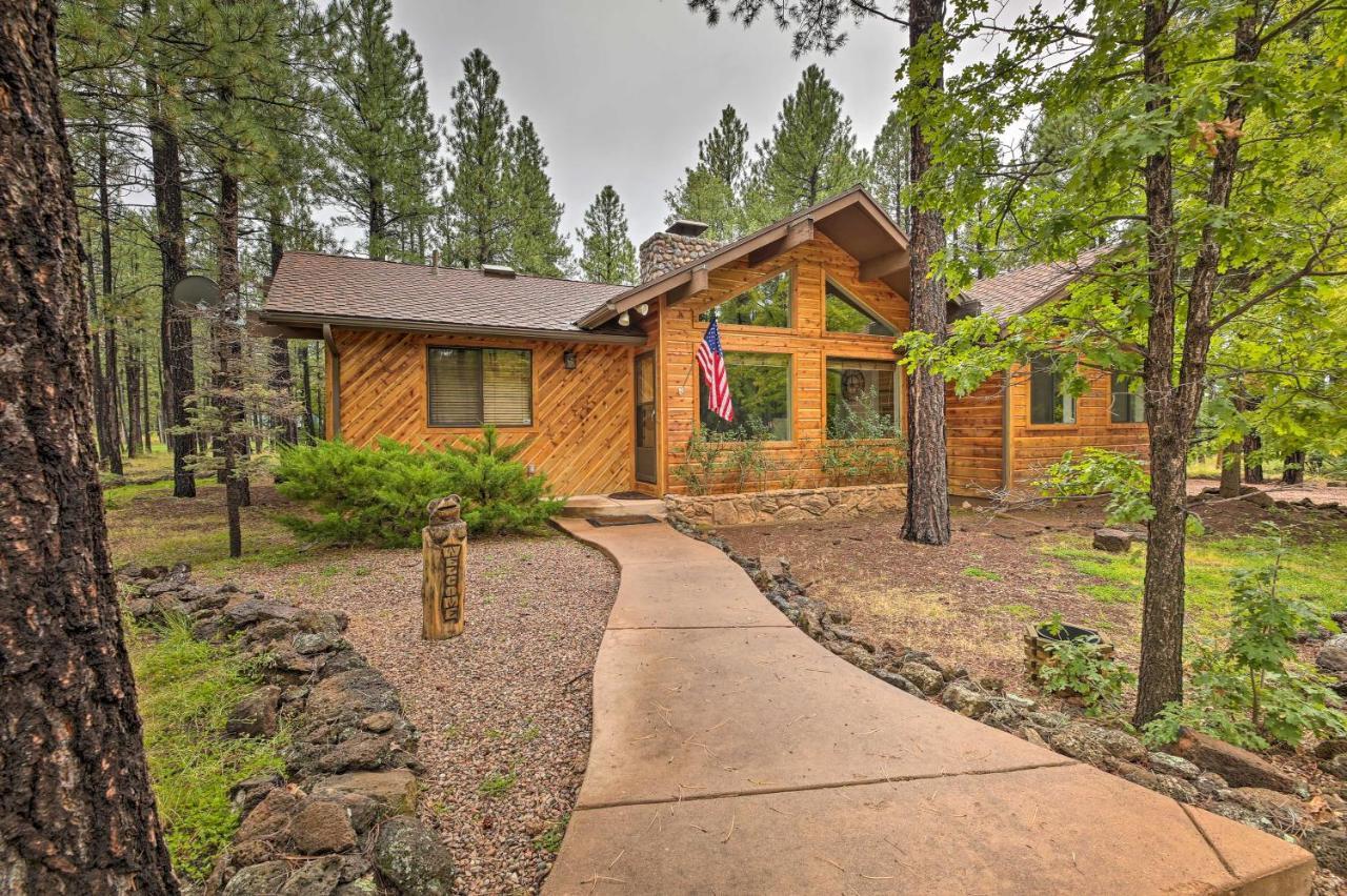 Lush Pinetop Retreat With Large Deck And Wooded Yard! Exterior foto